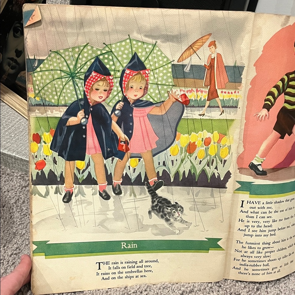1941 Merrill Publishing Child's Garden of Verses Book by Robert Louis Stevenson - Picture 8 of 14